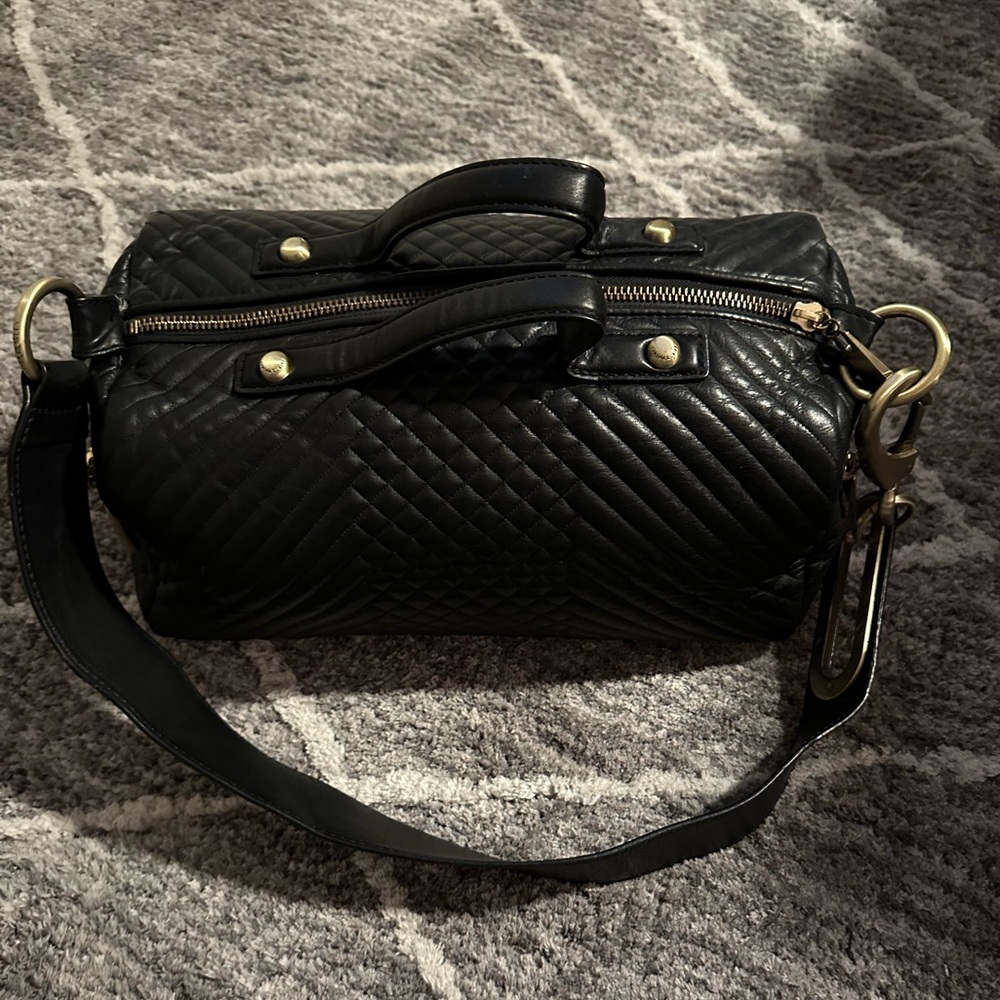 Cynthia Rowley Leather Handbag (Black)